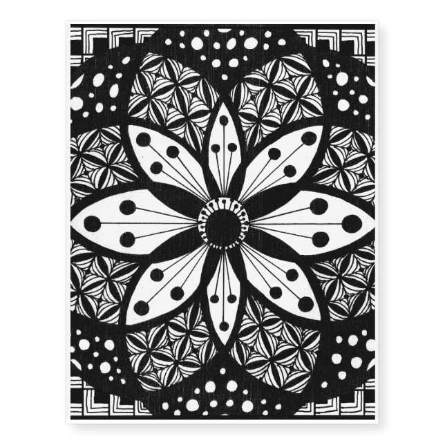 Rosette Temporary Tattoos (Front)