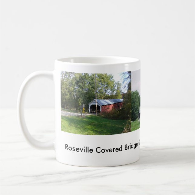 Roseville Covered Bridge Mug (Left)