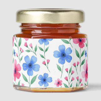 Rosewater Bloom Honey Jar Favors