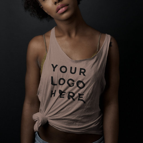 Rosewood Boho Yoga Tank Top | Business Logo, Name