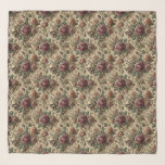 Rosewood Crematory – Gothic Victorian Square Scarf<br><div class="desc">Ashen skulls and dusky roses coil together in Rosewood Crematory,  where the bloom is eternal—and the soil remembers. A relic of beauty,  burned and reborn.</div>