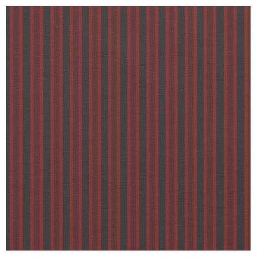 Rosewood, dark red and smoky black stripes fabric