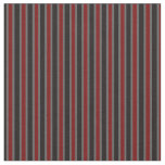 Rosewood, Smoky Black and Carbon Gray Stripes Fabric