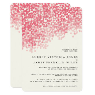 Simple Pale Pink Wedding Invitations Announcements Zazzle Pale Lily Pink Wedding Invitations Bordered