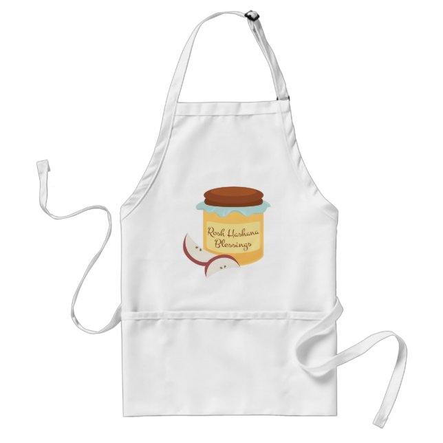 Rosh Hashana Blessings Adult Apron (Front)