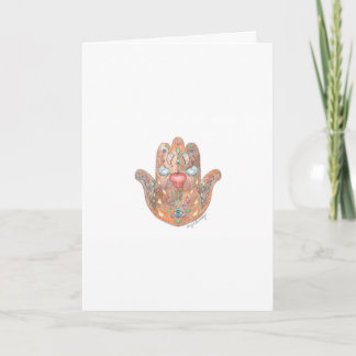 Rosh Hashana Hamsa Card