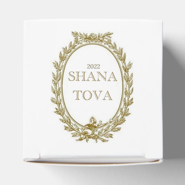 Rosh Hashana Parisian Inspired favor box (Top)