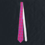 Rosh Hashana  Tie<br><div class="desc">Spread the  spirit of the New Year with this amazing pink and blue Mogen David tie; Judaica items at: www.zazzle.com/inthepresent* or in AU: www.zazzle.com.au/inthepresent</div>