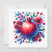Rosh Hashana Water color Pomegranate (Back)