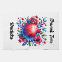 Rosh Hashana Water color Pomegranate