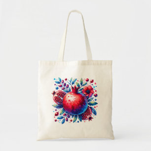 Rosh Hashana Water color Pomegranate  Tote Bag