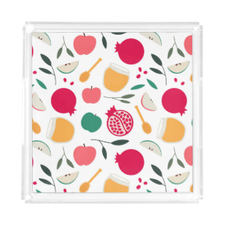 Rosh Hashanah Acrylic Tray