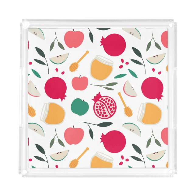 Rosh Hashanah Acrylic Tray (Front)
