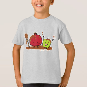 Rosh Hashanah apple pomegranate honey Jewish new T-Shirt