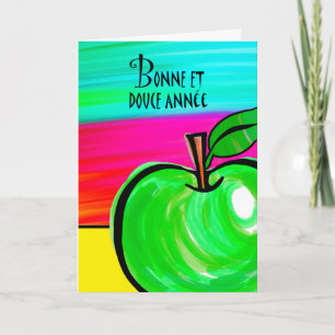Rosh Hashanah Card in French, Bonne et Douce Annee