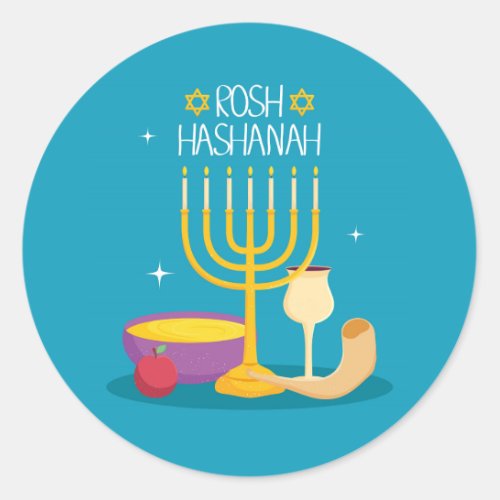Rosh Hashanah   Classic Round Sticker