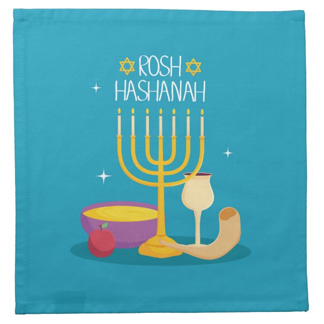 Rosh Hashanah  Cloth Napkin (Front)
