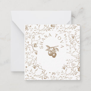 rosh Hashanah gift tags Note Card