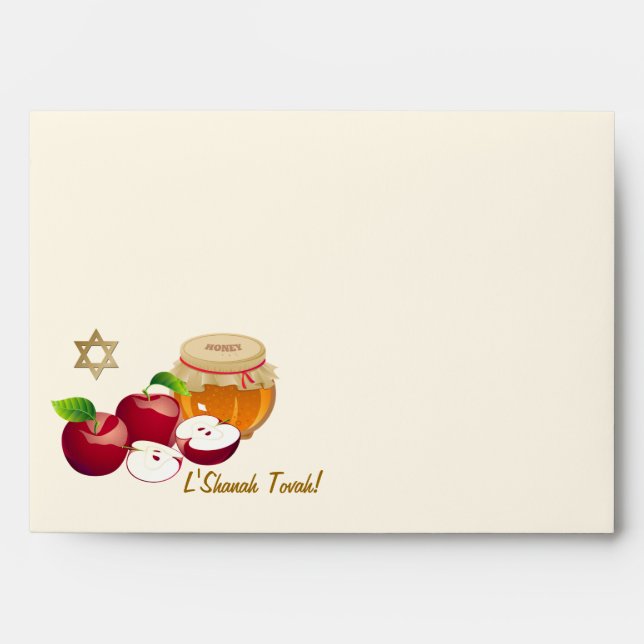 Rosh Hashanah. Jewish New Year Envelope (Front)
