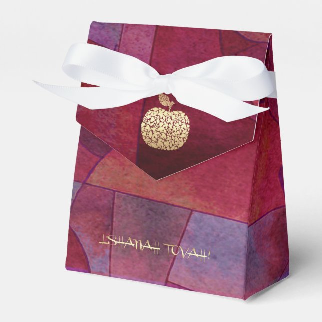Rosh Hashanah | Jewish New Year  Favor Boxes (Front Side)