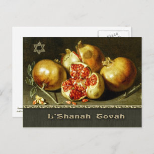 Rosh Hashanah. Jewish New Year Fine Art Holiday Postcard