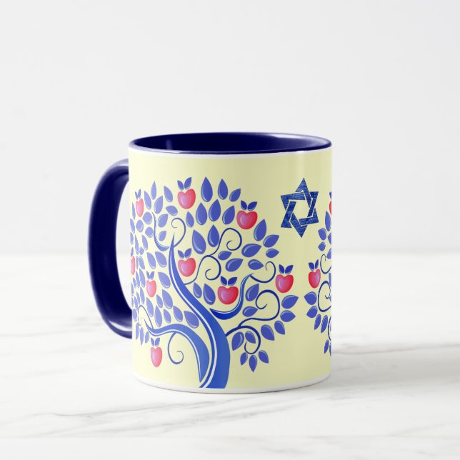 Rosh Hashanah | Jewish New Year Gift Mug (Front Left)