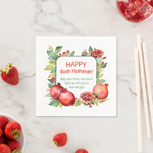 Rosh Hashanah Napkins (Insitu)