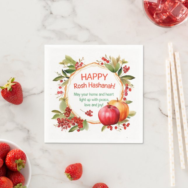 Rosh Hashanah Napkins (Insitu)