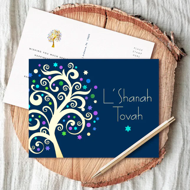 Hallmark Rosh Hashanah Grußkarten-Set 'Tree Of Life' – 6 Karten Mit Umschlägen, Segenswünsche Zum Jüdischen Neujahr