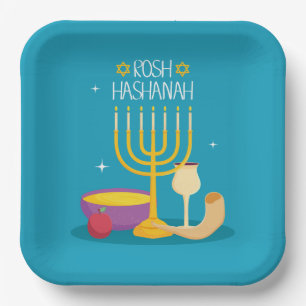 Rosh Hashanah Paper Plates