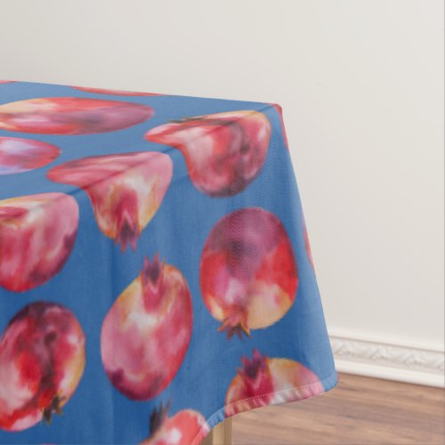 Rosh Hashanah Pomegranates Jewish Fall Decor Tablecloth