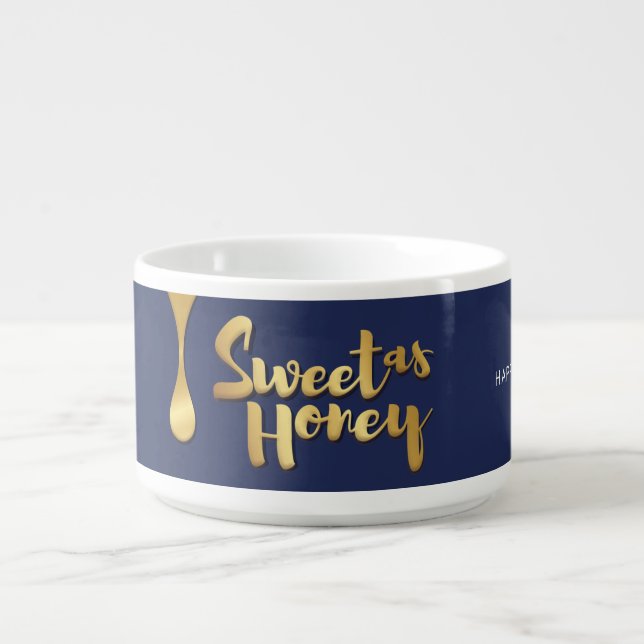 Rosh Hashanah Sweet as Honey Dish Bowl (Center)