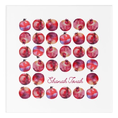 Rosh Hashanah Wishes _ Shanah Tovah Pomegranate Acrylic Print