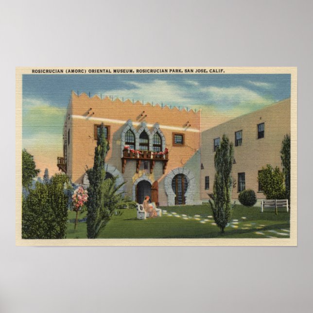 Rosicrucian Park Oriental Museum Poster (Front)