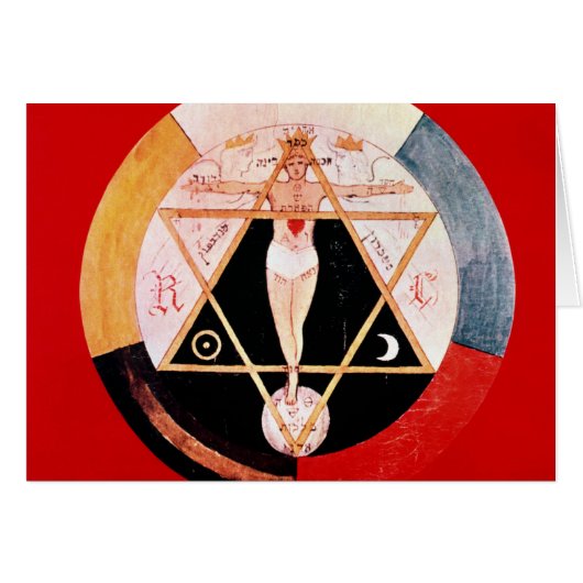 Rosicrucian symbol of the Hermetic Order (Front Horizontal)