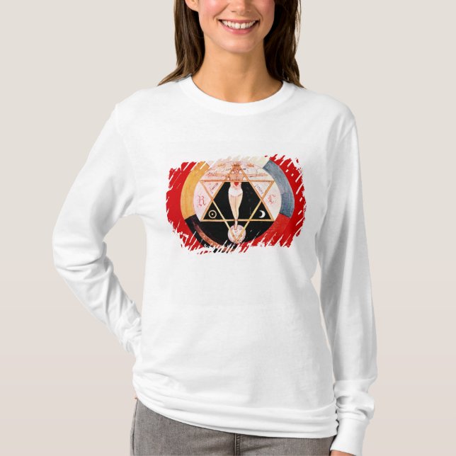 Rosicrucian symbol of the Hermetic Order T-Shirt (Front)