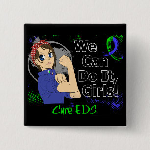 Rosie Anime WCDI EDS Pinback Button