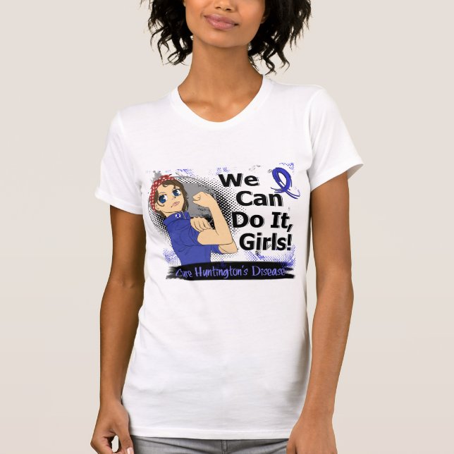 Rosie Anime WCDI Huntington's Disease T-Shirt (Front)