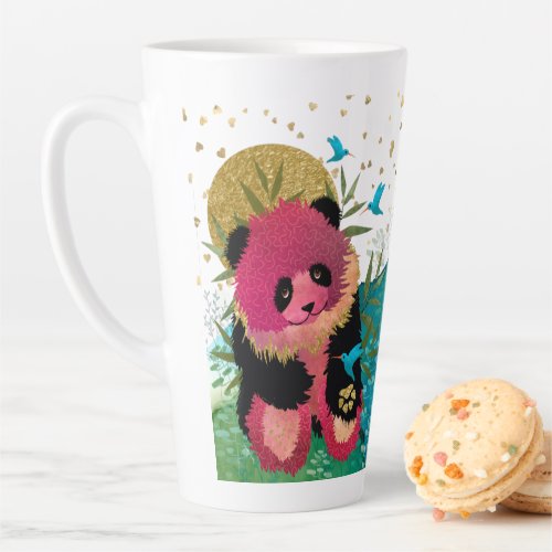 ROSIE BEAR panda _latte mug