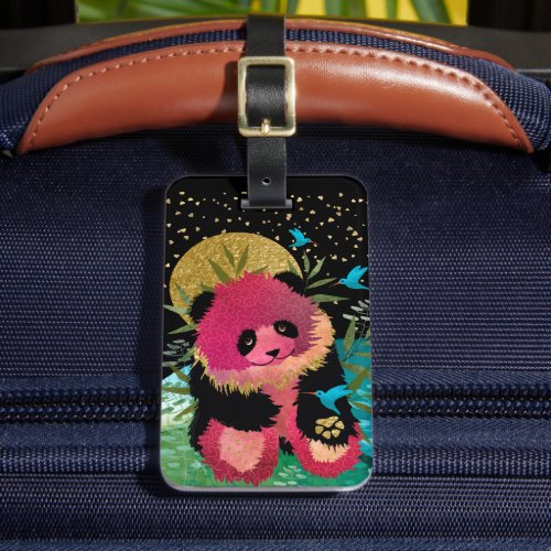 ROSIE BEAR panda _luggage tag
