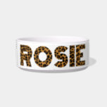 Rosie Bowl<br><div class="desc">The name Rosie in leopard skin style. Colours can be changed. Any name can be requested,  just message me.</div>