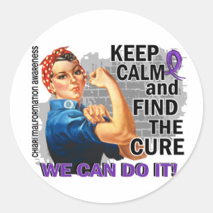 Rosie Keep Calm Chiari.png Classic Round Sticker