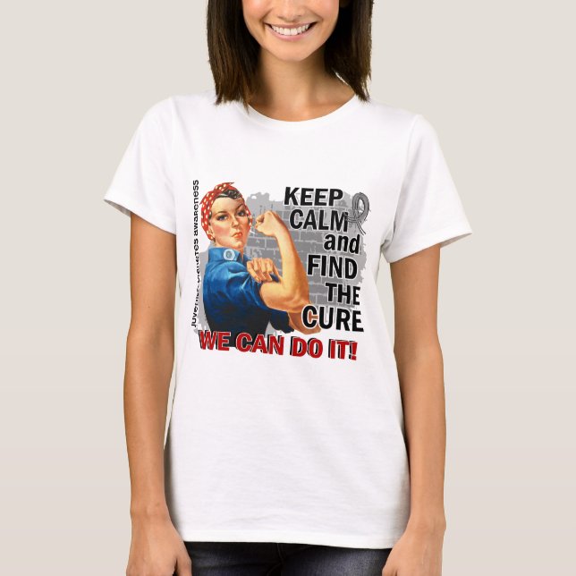 Rosie Keep Calm J Diabetes.png T-Shirt (Front)