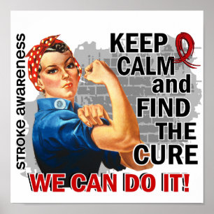 Rosie Keep Calm Stroke.png Poster