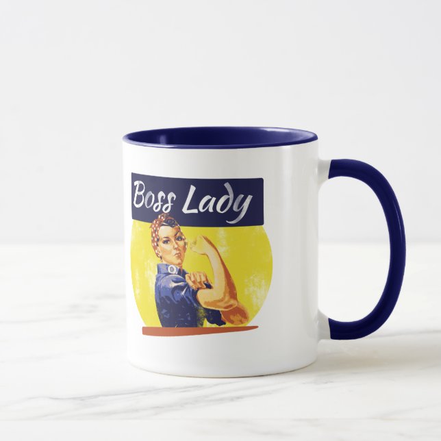 Rosie Riveter Boss Lady Mug (Right)