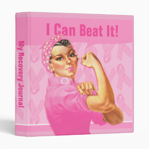 Rosie Riveter Custom Cancer Binder