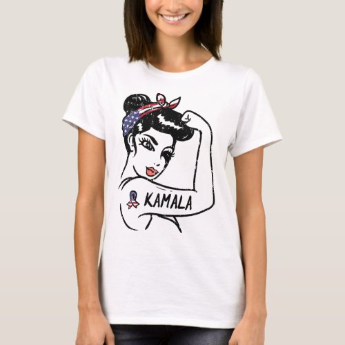 Rosie Riveter Kamala Harris Joe Biden 2020 Democra T_Shirt