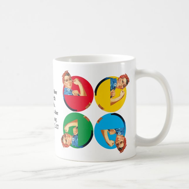 ROSIE RIVETER Proverbs 31  Coffee Mug (Right)