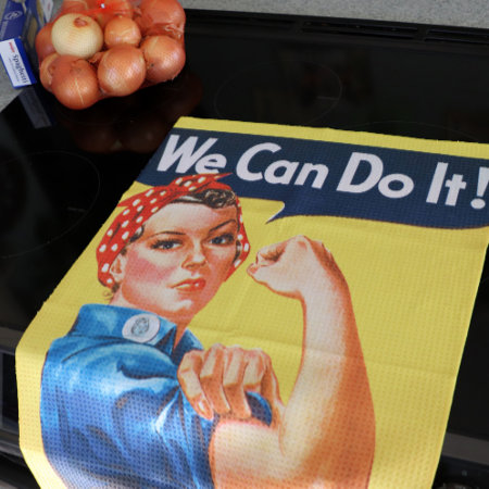 Rosie Riveter Vintage Propaganda Towel