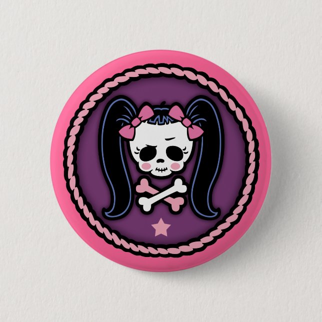 Rosie Roger -rope Pinback Button (Front)